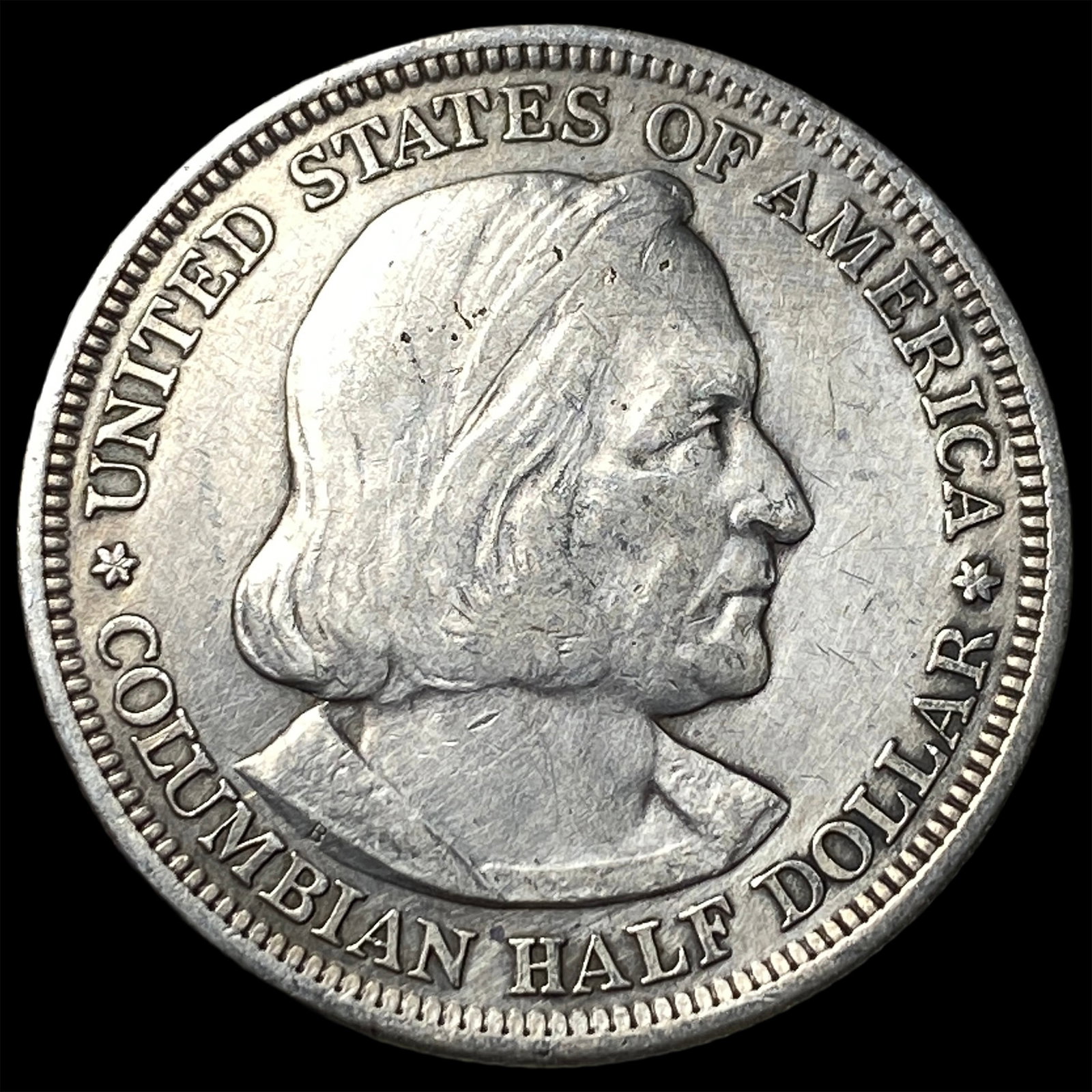 1893 Silver Columbian Half Dollar LIGHTLY CIRCULATED: 1893 Silver Columbian Half Dollar LIGHTLY CIRCULATED