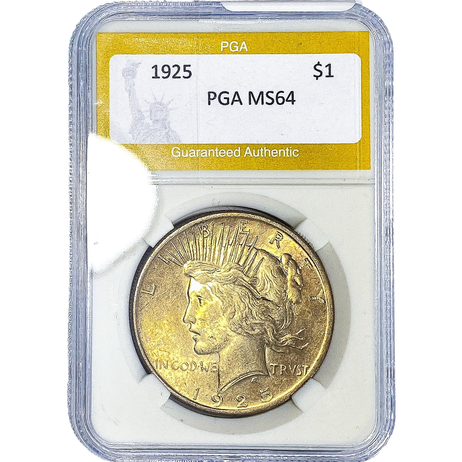 1925 Silver Peace Dollar PGA MS64 (1 of 2)