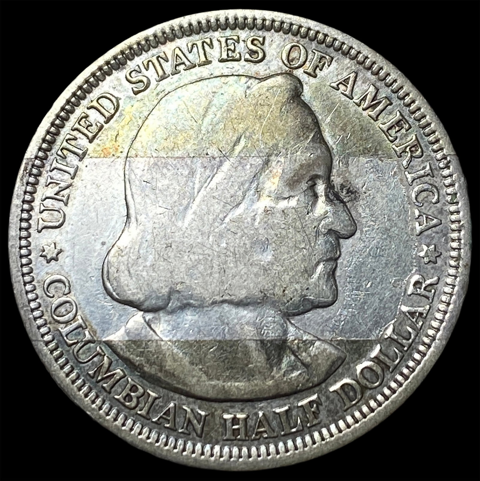 1893 Silver Columbian Half Dollar LIGHTLY CIRCULATED: 1893 Silver Columbian Half Dollar LIGHTLY CIRCULATED