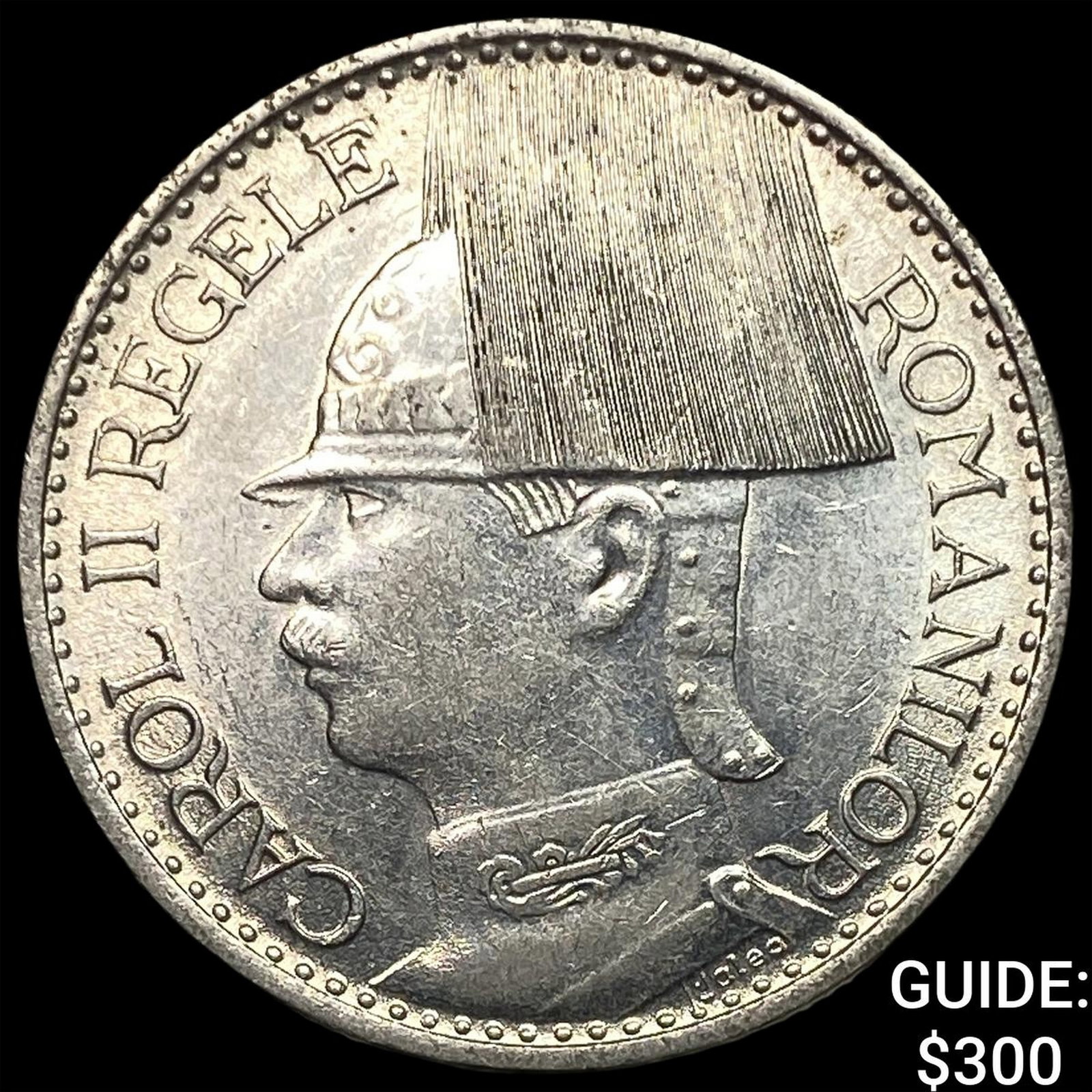 1938 Romania Silver 50 Lei (1 of 2)