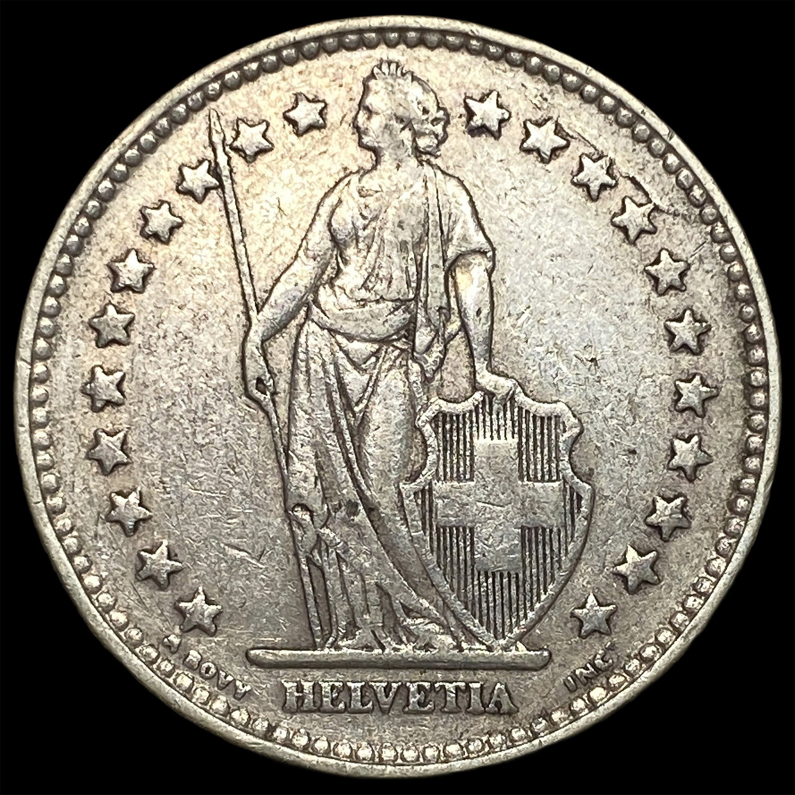 1920 Switzerland Silver 2 Franc (1 of 2)