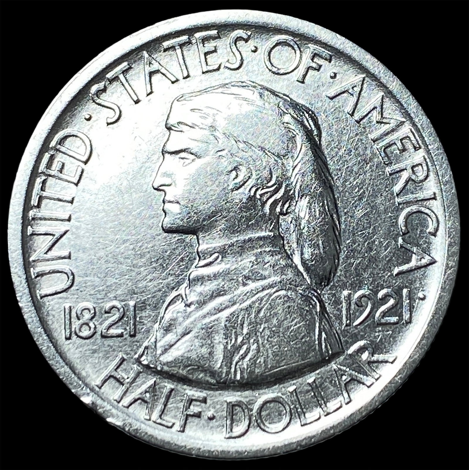 1921 Missouri Centennial Half Dollar NEARLY UNCIRCULATED: 1921 Missouri Centennial Half Dollar NEARLY UNCIRCULATED