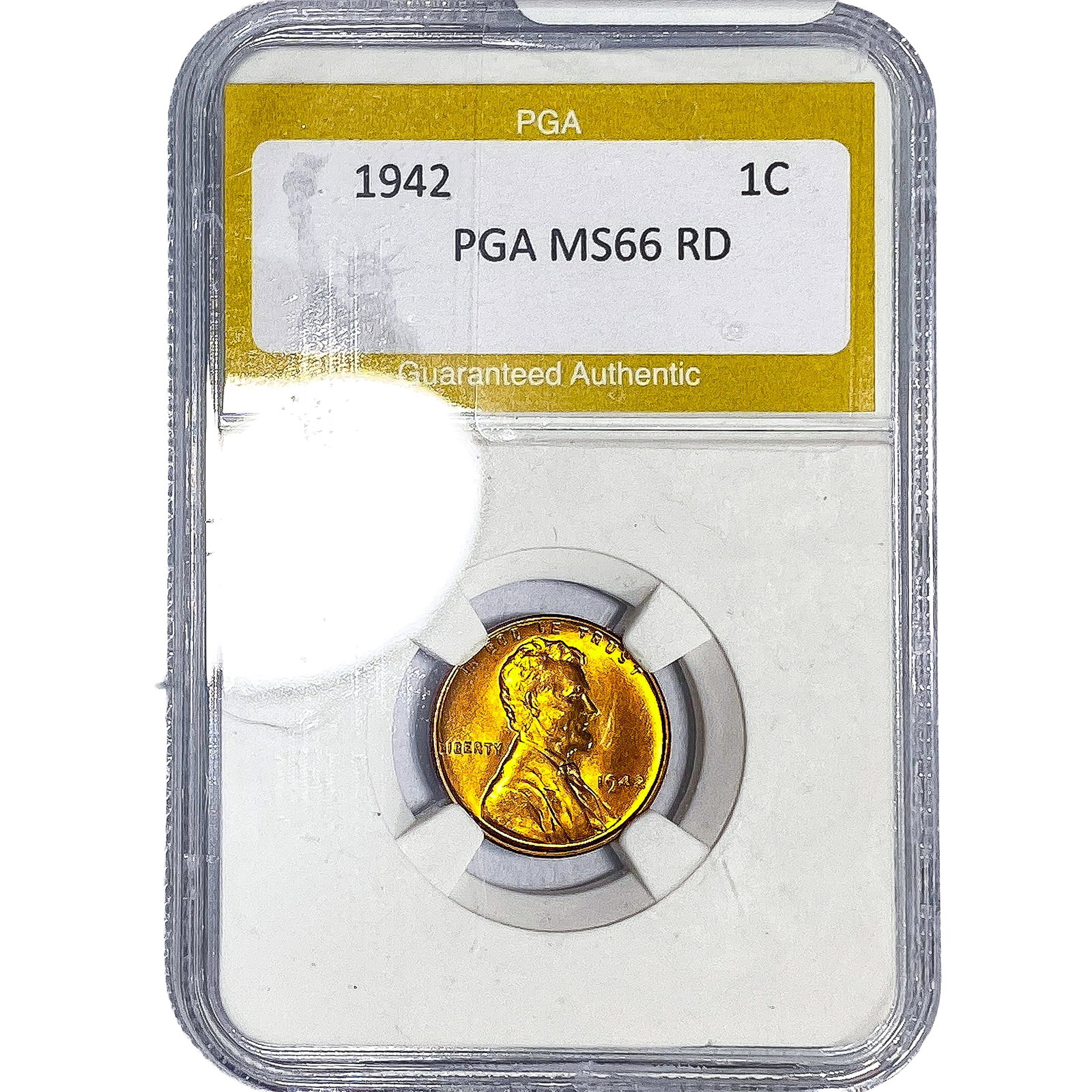 1942 Wheat Cent PGA MS66 RD (1 of 2)