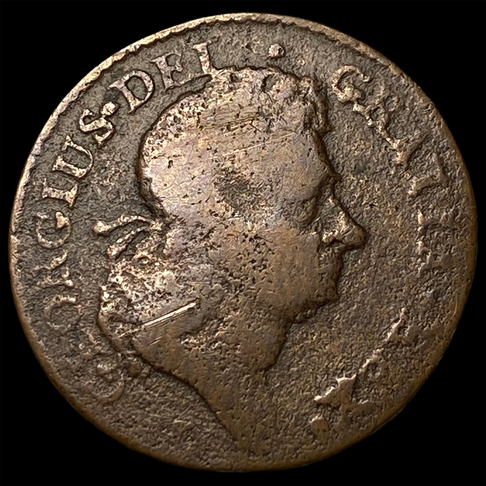 1743 Ireland Halfpenny LIGHTLY CIRCULATED (1 of 2)