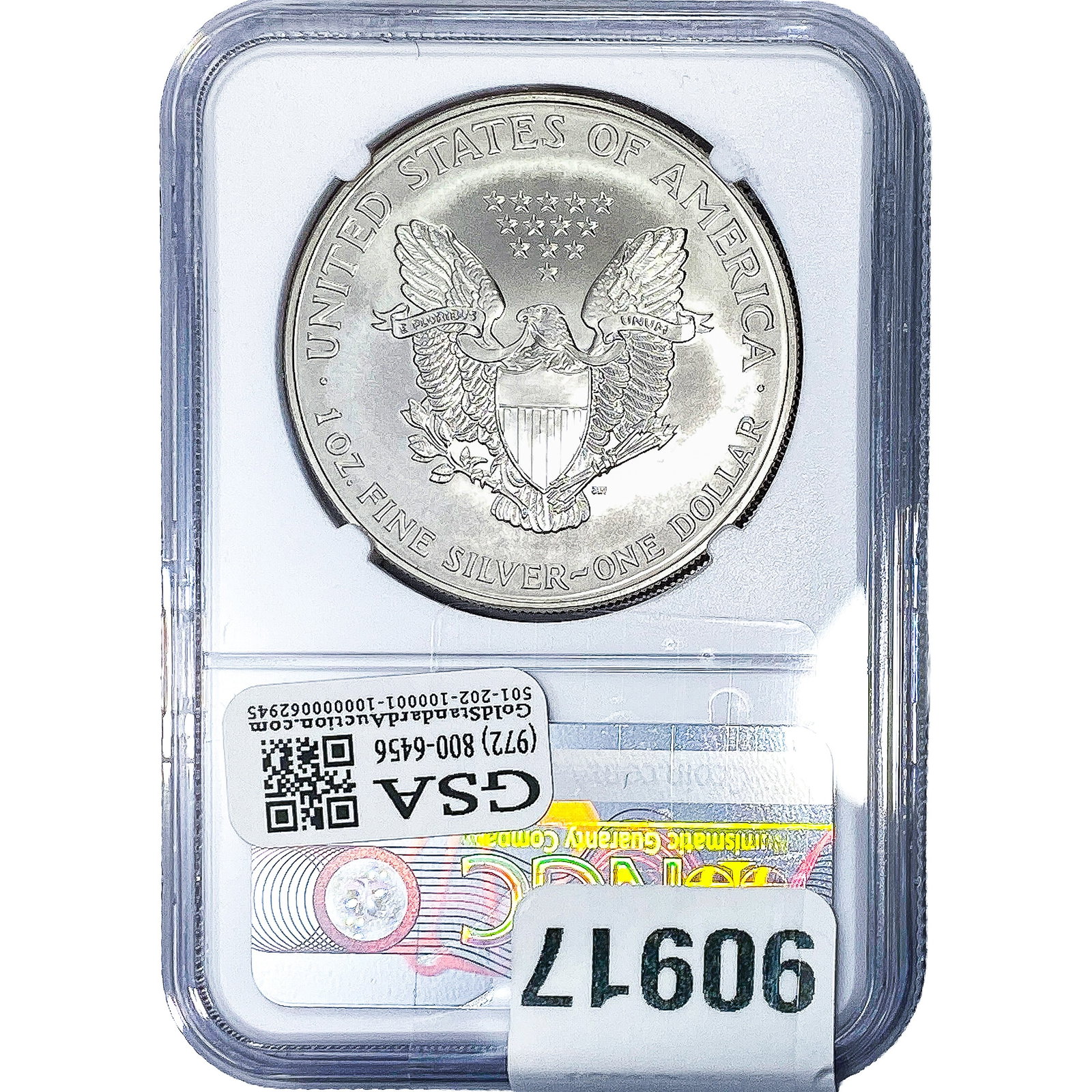 2000 Silver Eagle NGC MS69 - 2