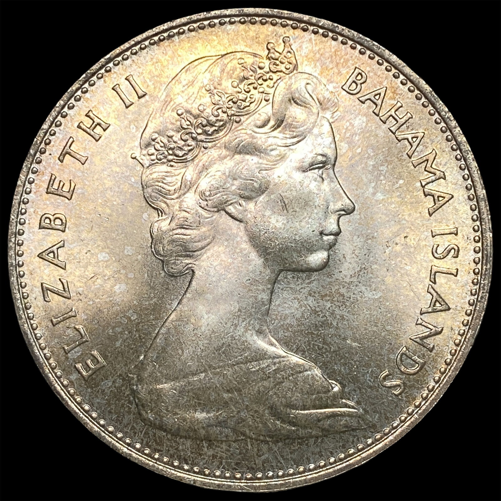 1966 Bahamas Silver Dollar KM 8: 1966 Bahamas Silver Dollar KM 8