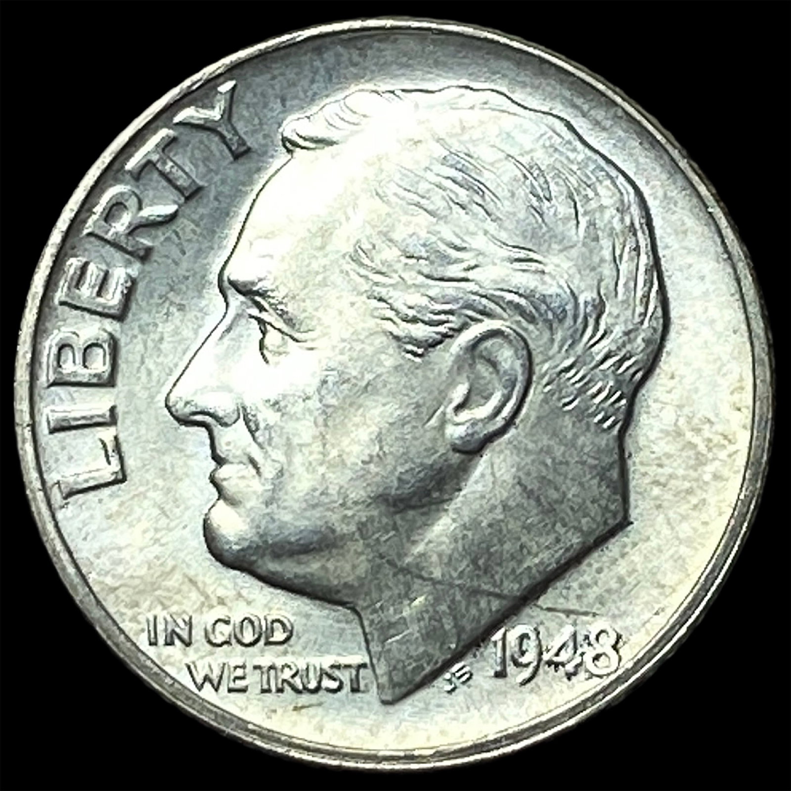 1948-S Silver Roosevelt Dime CLOSELY UNCIRCULATED (1 of 2)