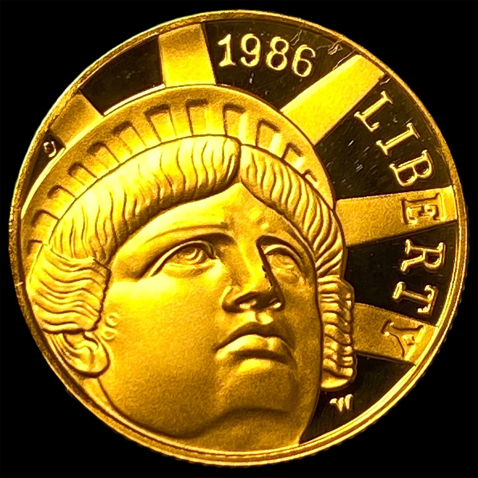 1986-W Gold $5 Statue of Liberty Commemorative GEM PROOF: 1986-W Gold $5 Statue of Liberty Commemorative GEM PROOF