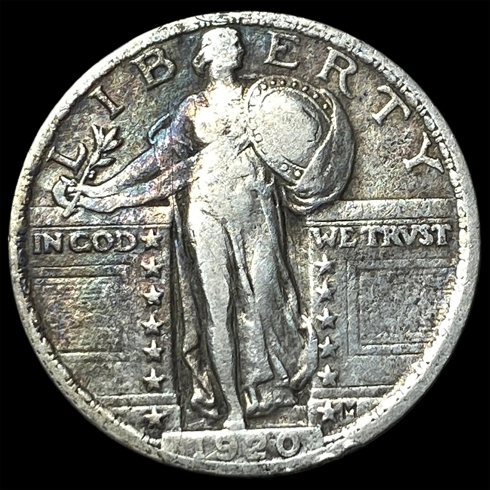 1920 Standing Liberty Quarter LIGHTLY CIRCULATED: 1920 Standing Liberty Quarter LIGHTLY CIRCULATED