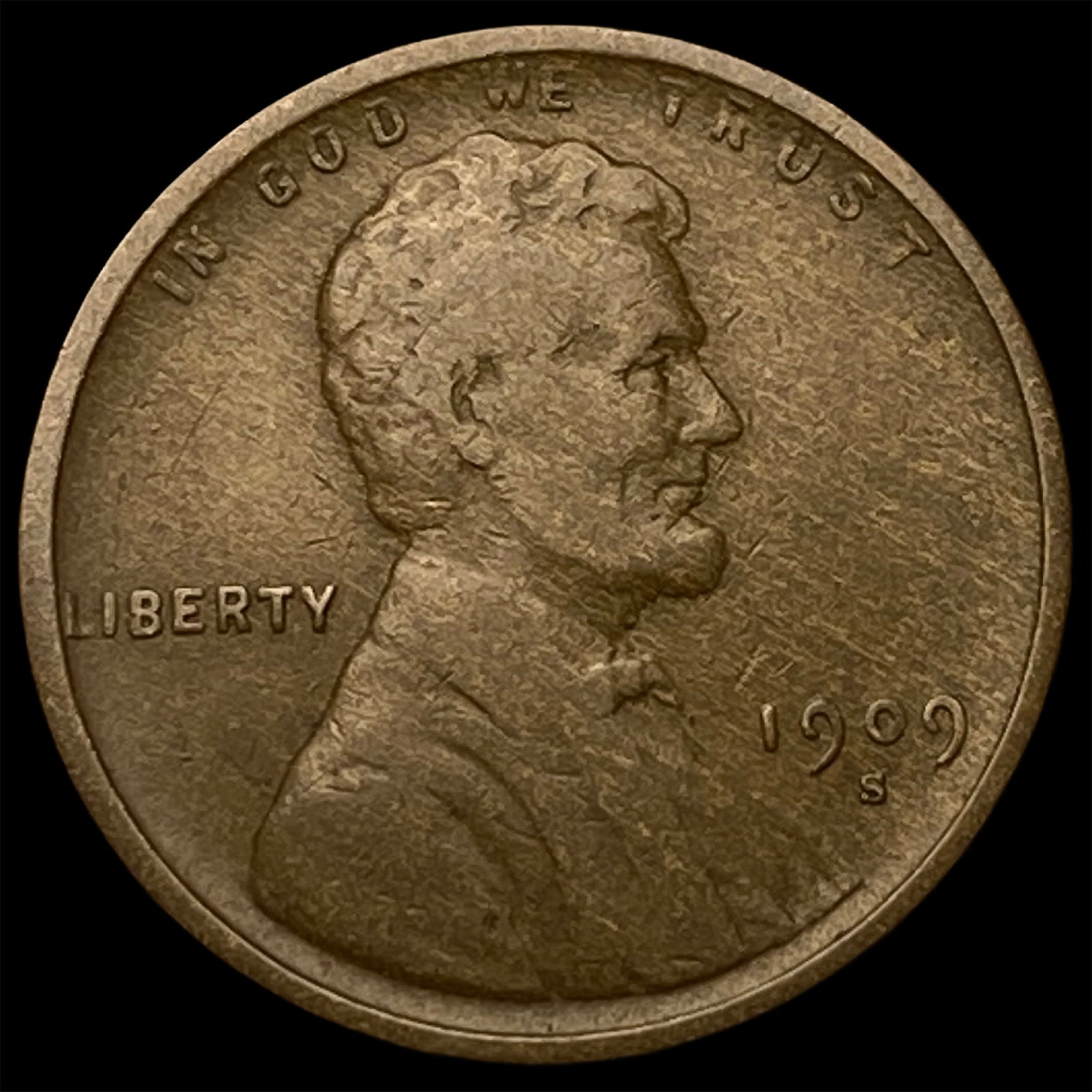 1909-S Lincoln Wheat Cent NICELY CIRCULATED (1 of 2)