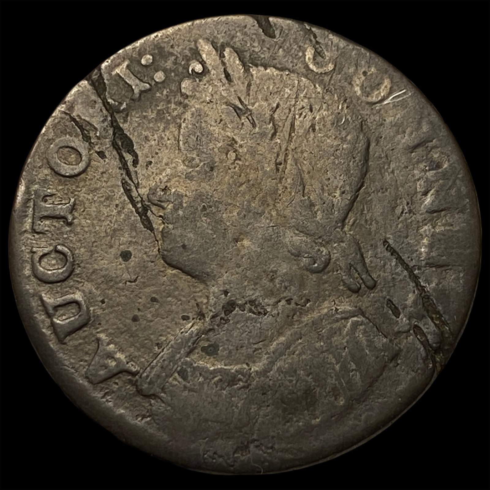 Austrian Netherlands 1790 1 Liard Copper Coin NICELY CIRCULATED (1 of 2)