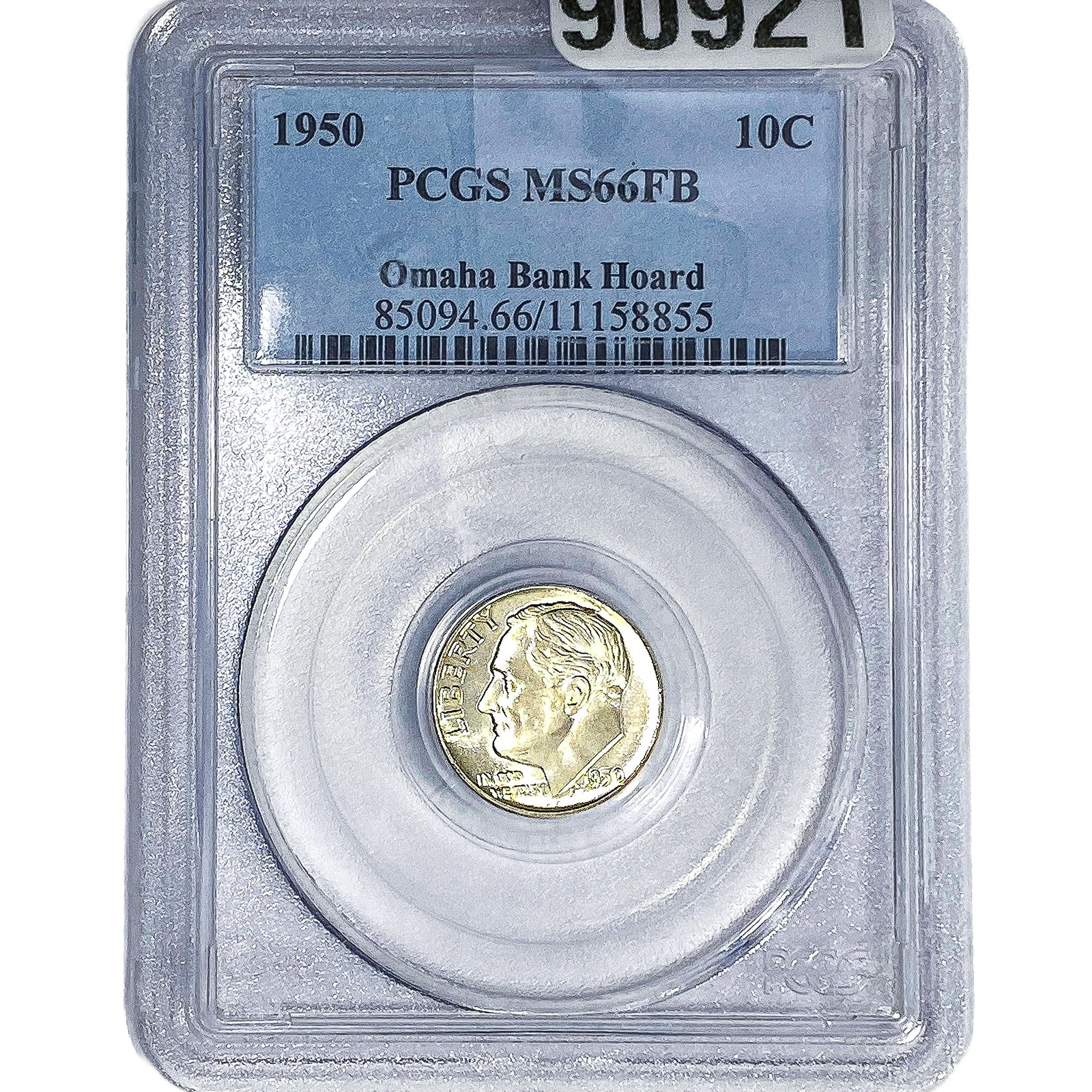 1950 Roosevelt Dime PCGS MS66 FB (1 of 2)