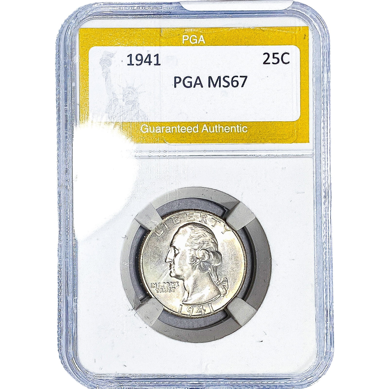 1941 Washington Silver Quarter PGA MS67 (1 of 2)