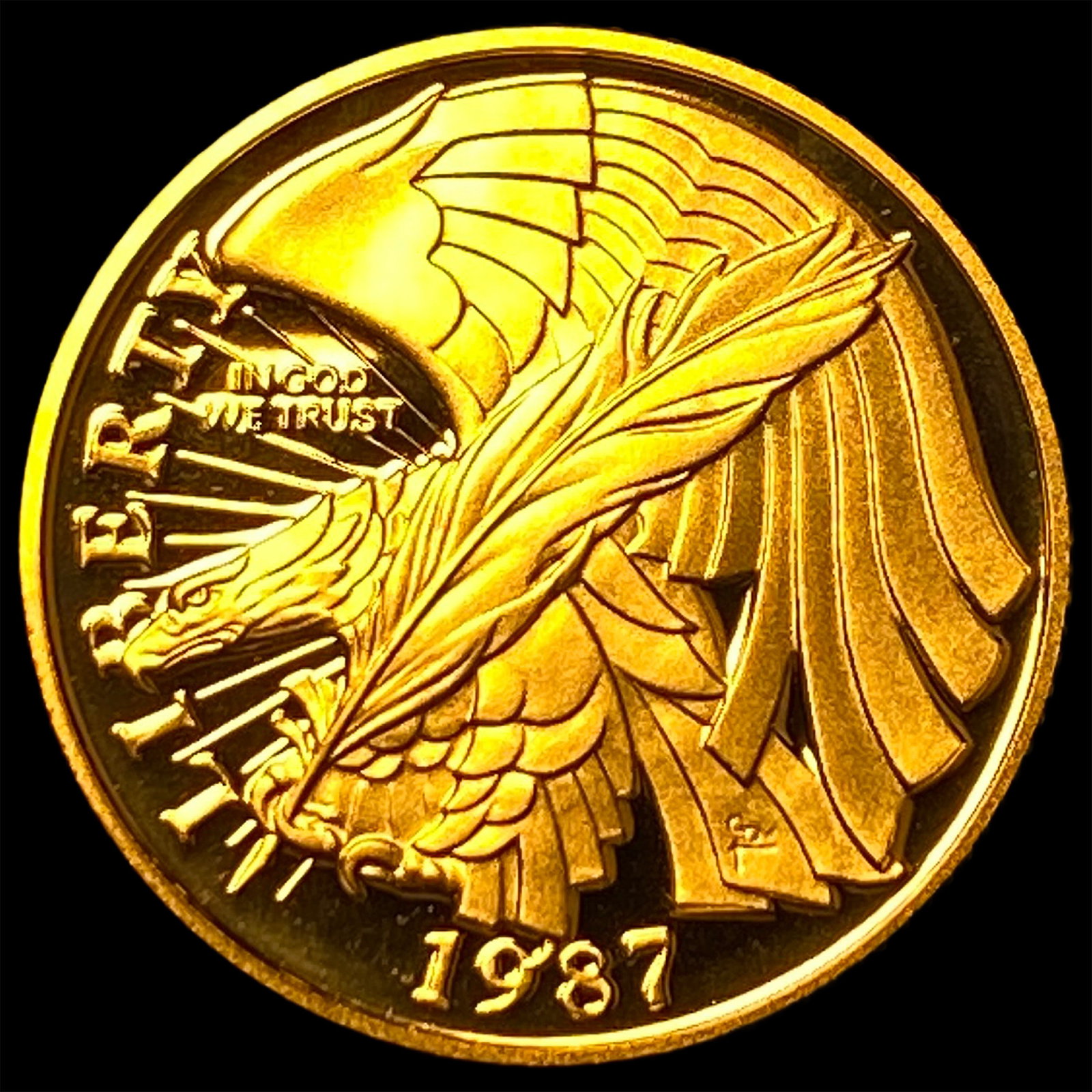 1987-W Gold $5 Constitution Commemorative CHOICE PROOF: 1987-W Gold $5 Constitution Commemorative CHOICE PROOF