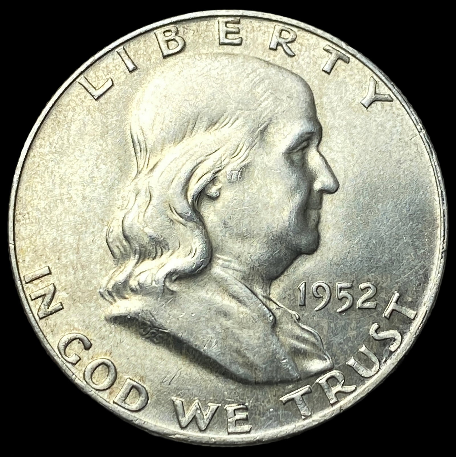 1952-D Silver Franklin Half Dollar CHOICE BU: 1952-D Silver Franklin Half Dollar CHOICE BU