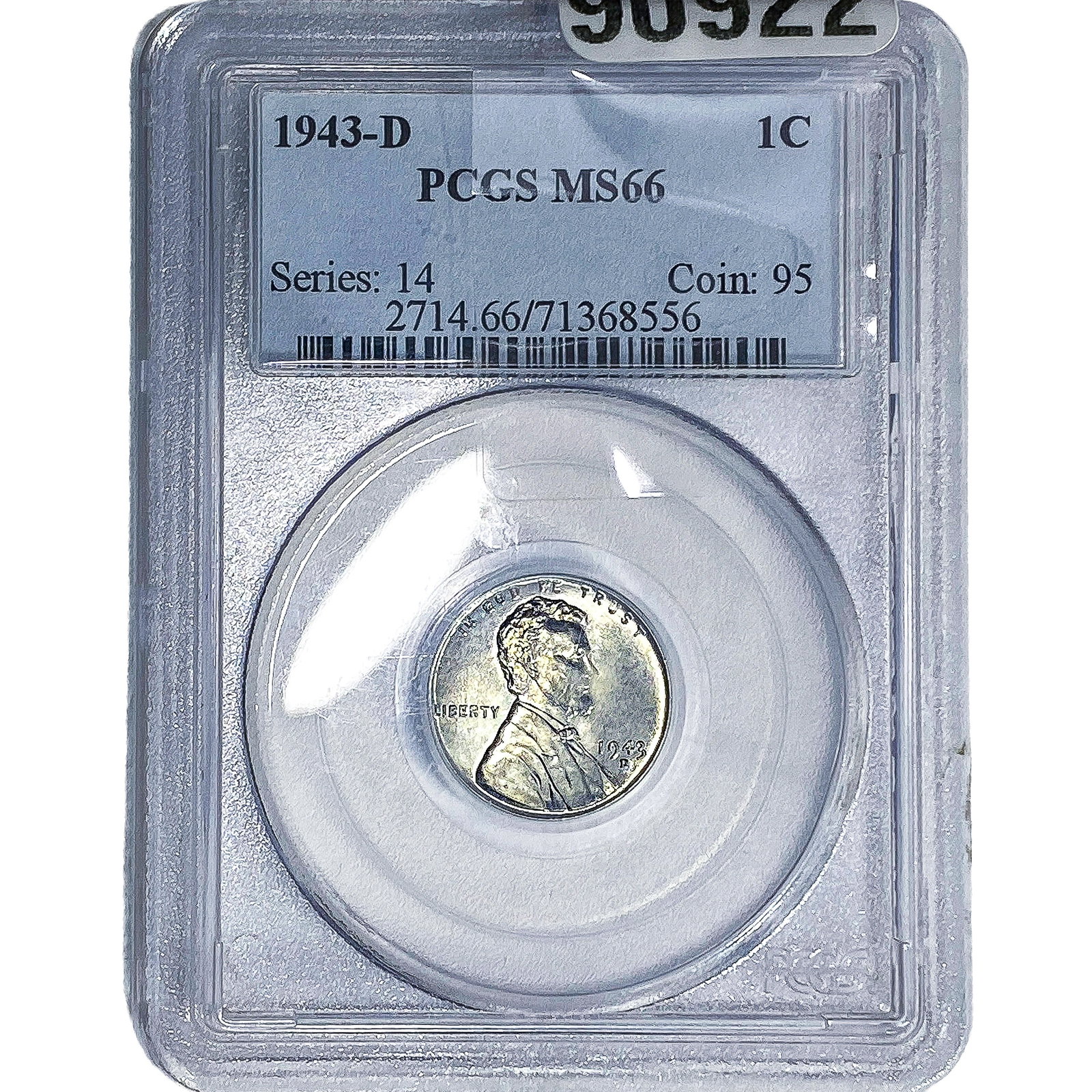 1943-D Wheat Cent PCGS MS66 (1 of 2)