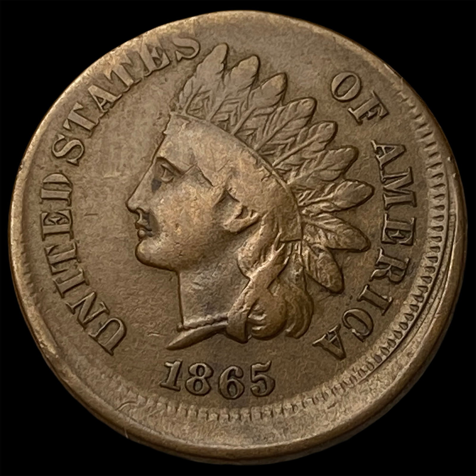 1865 Indian Head Cent HIGH GRADE: 1865 Indian Head Cent HIGH GRADE