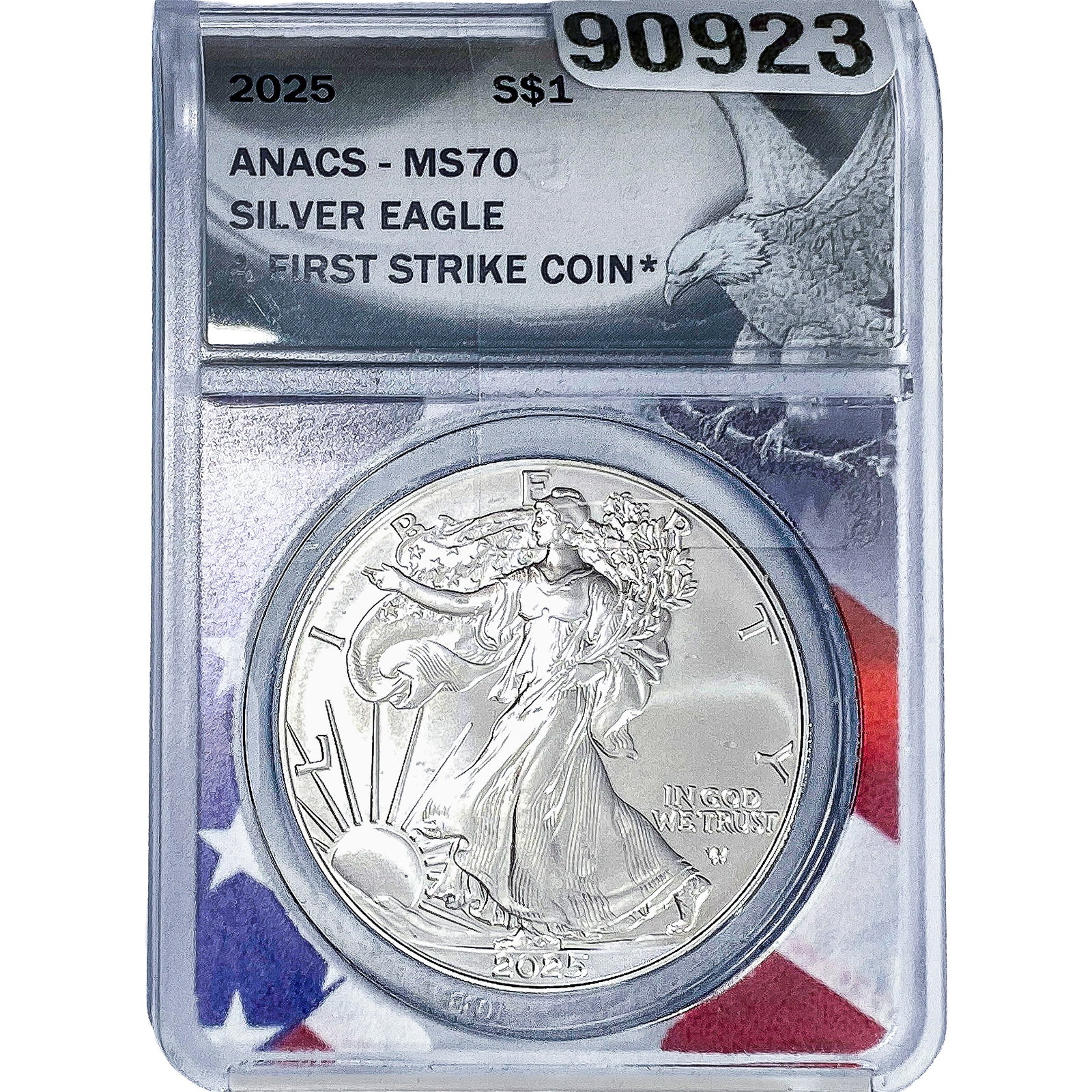 2025 Silver Eagle ANACS MS70: 2025 Silver Eagle ANACS MS70