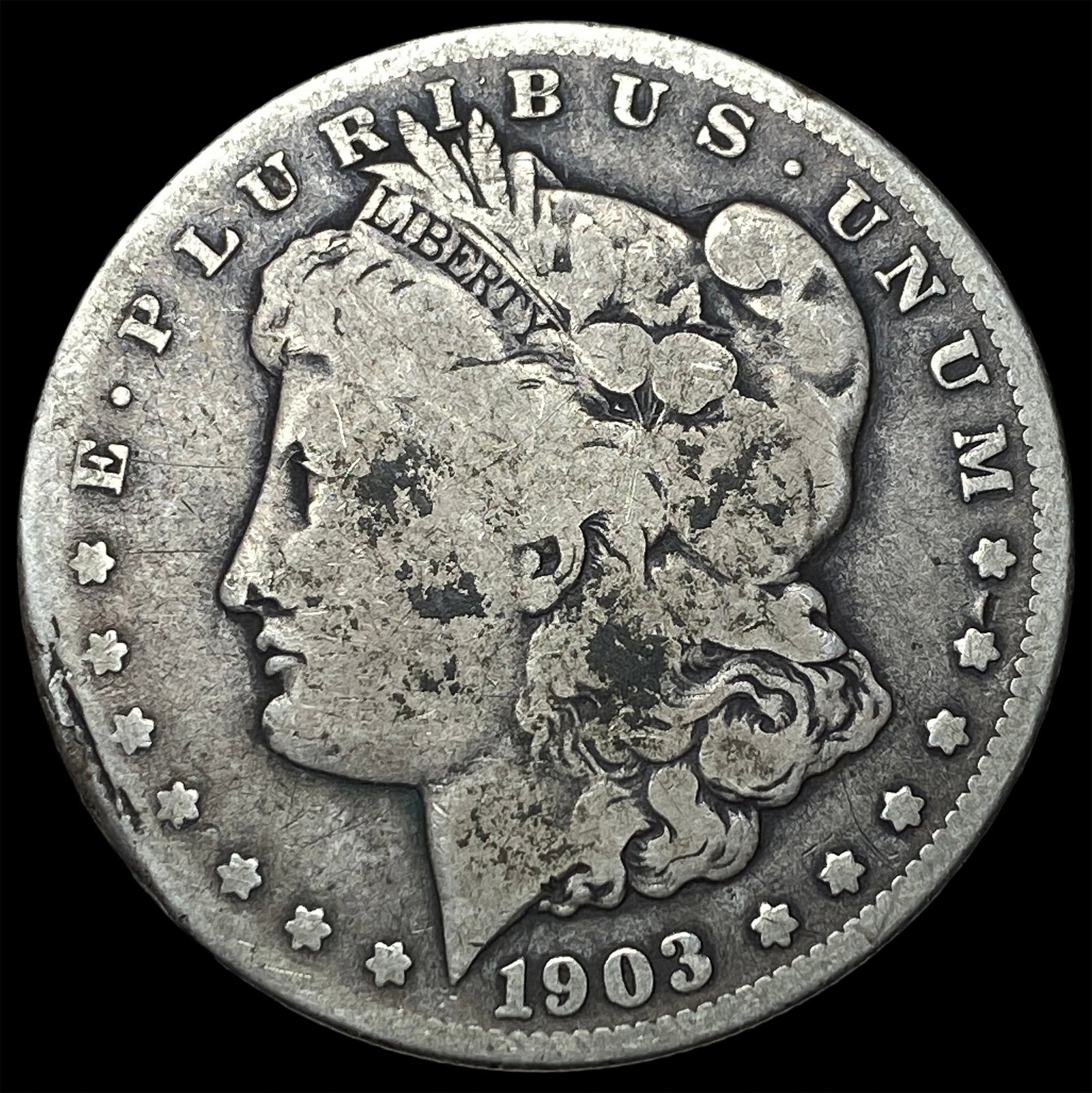 1903-S Silver Morgan Dollar NICELY CIRCULATED: 1903-S Silver Morgan Dollar NICELY CIRCULATED
