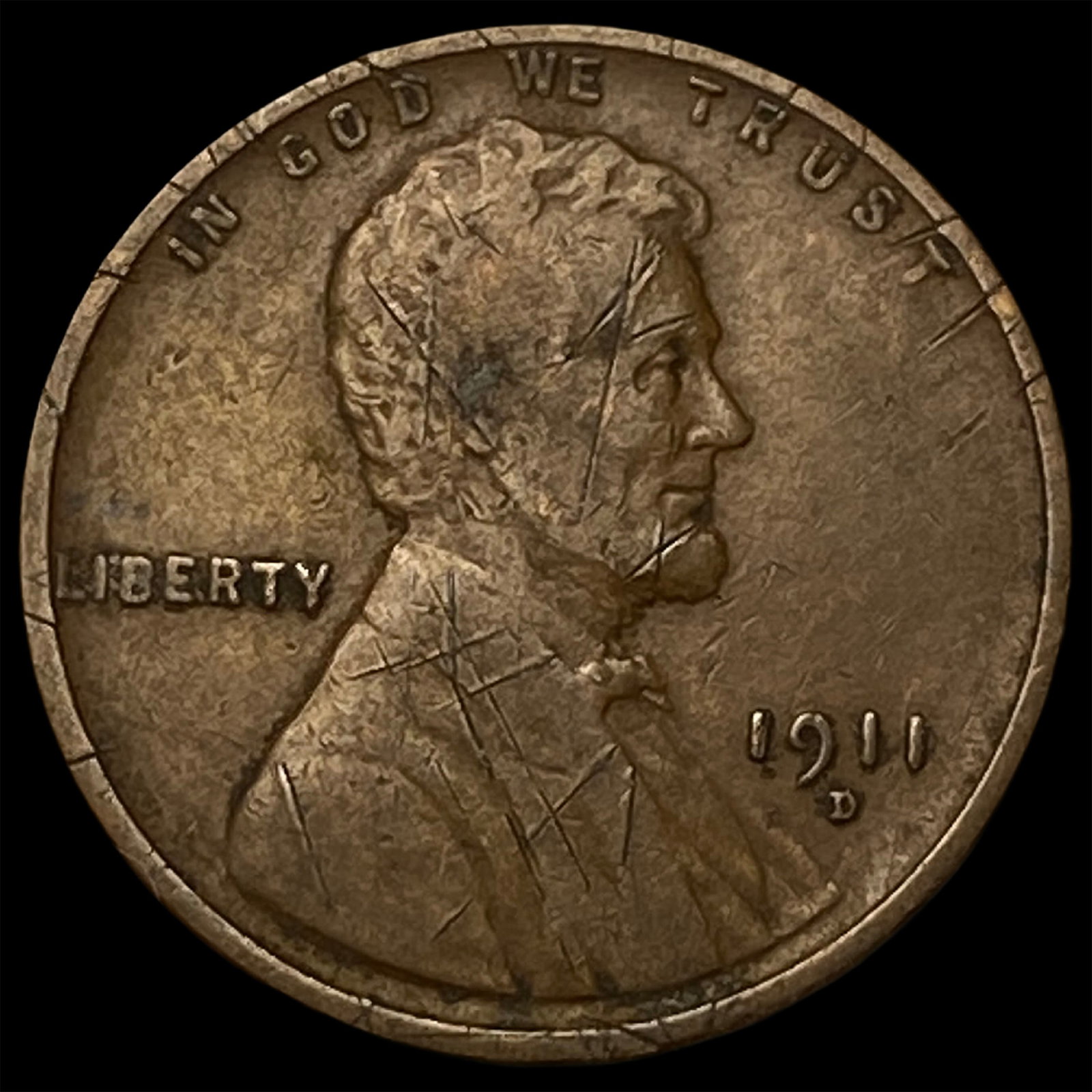 1911-D Lincoln Wheat Cent NICELY CIRCULATED (1 of 2)