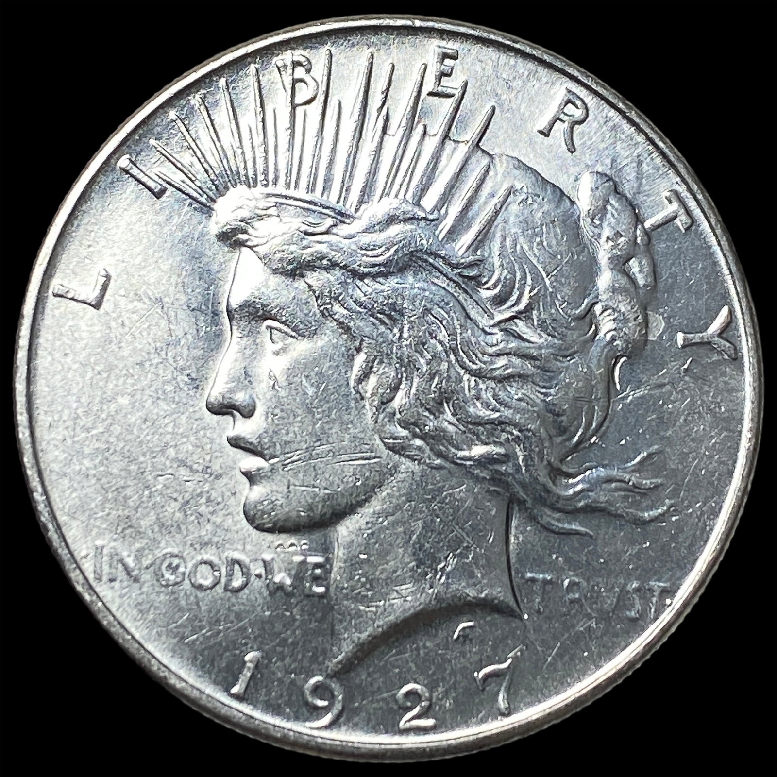 1927-S Silver Peace Dollar UNCIRCULATED: 1927-S Silver Peace Dollar UNCIRCULATED