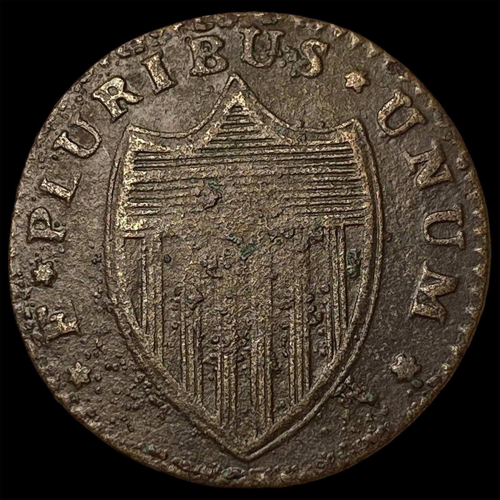 1787 New Jersey Copper Coin LIGHTLY CIRCULATED: 1787 New Jersey Copper Coin LIGHTLY CIRCULATED