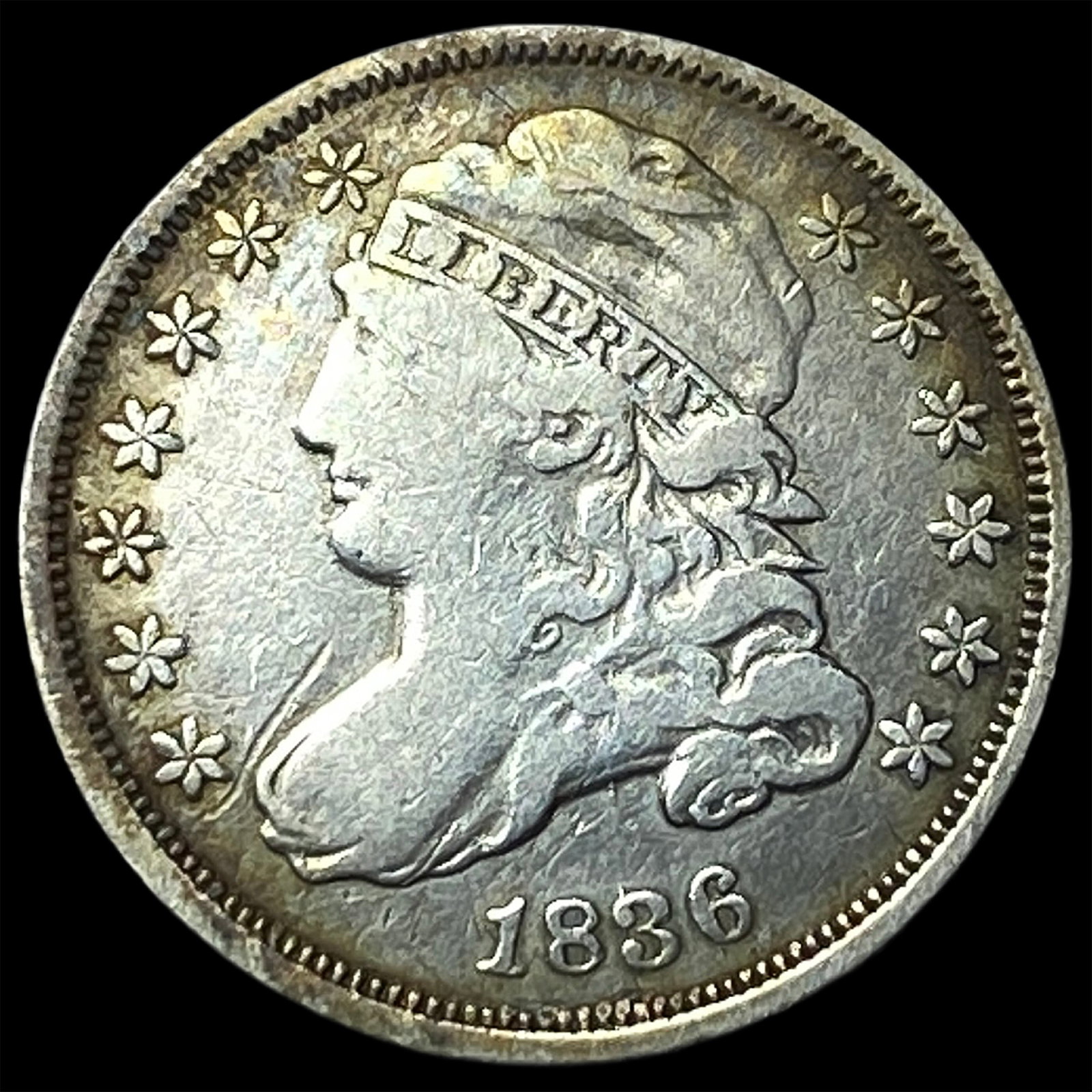 1836 Capped Bust Dime LIGHTLY CIRCULATED (1 of 2)