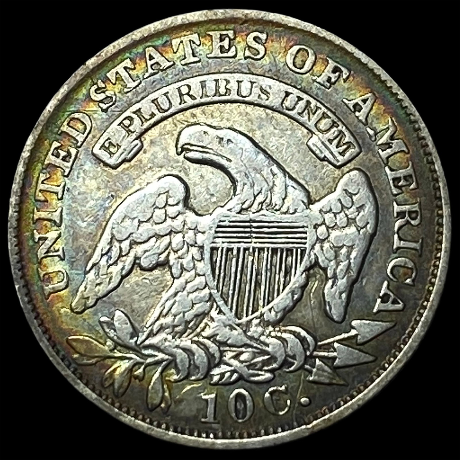 1836 Capped Bust Dime LIGHTLY CIRCULATED - 2