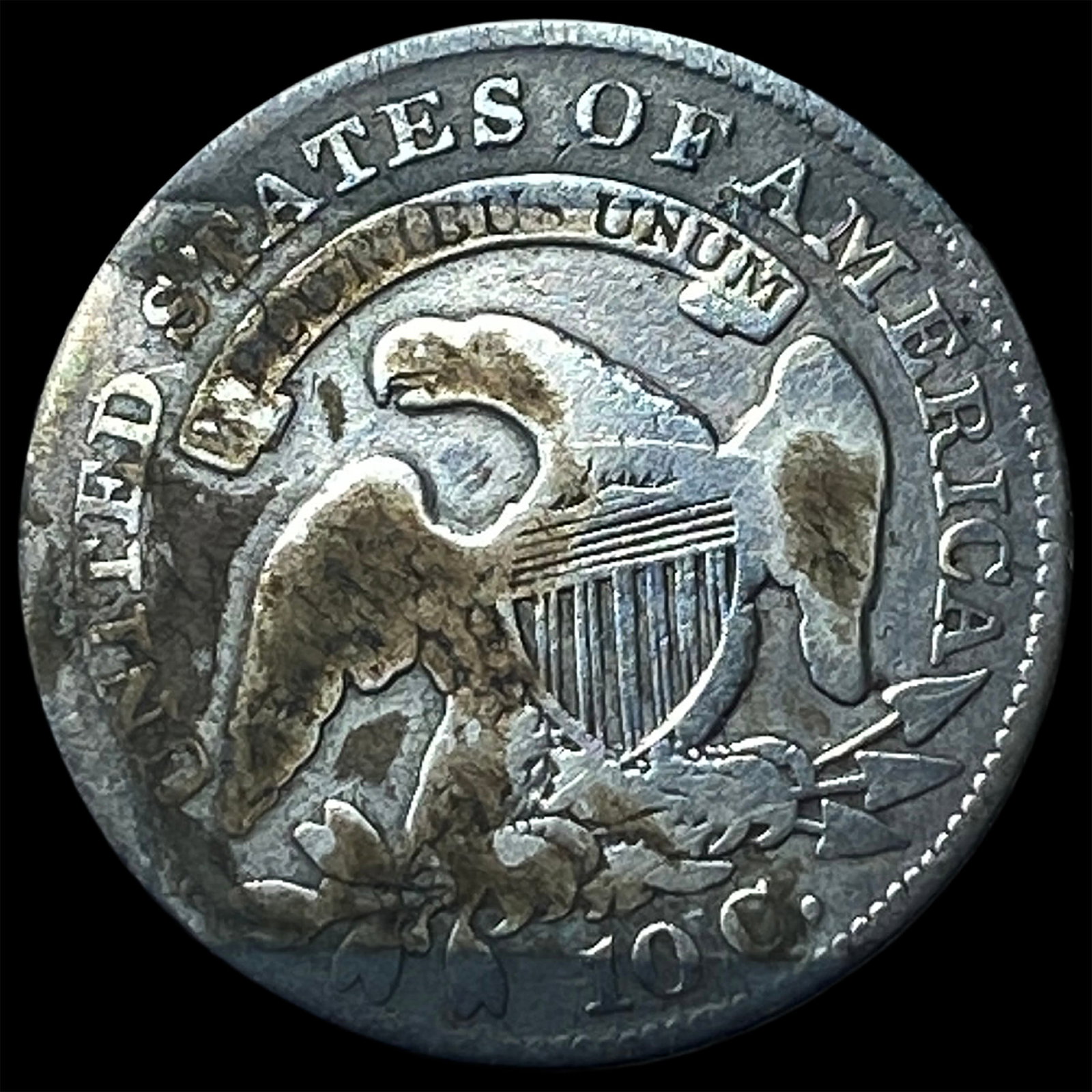 1835 Capped Bust Dime LIGHTLY CIRCULATED - 2