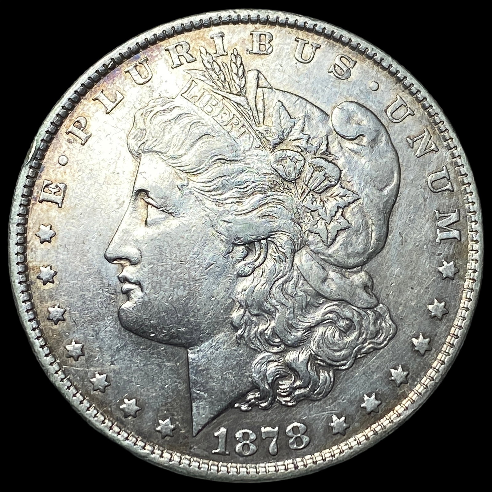 1878-S Silver Morgan Dollar NEARLY UNCIRCULATED: 1878-S Silver Morgan Dollar NEARLY UNCIRCULATED