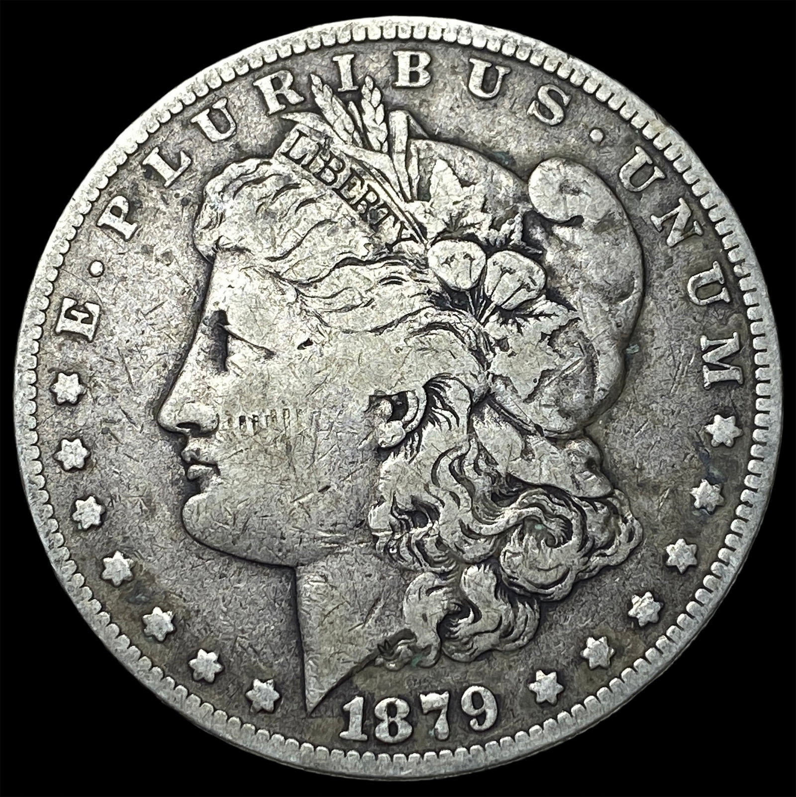 1879-S Rev 78 Silver Morgan Dollar NICELY CIRCULATED (1 of 2)