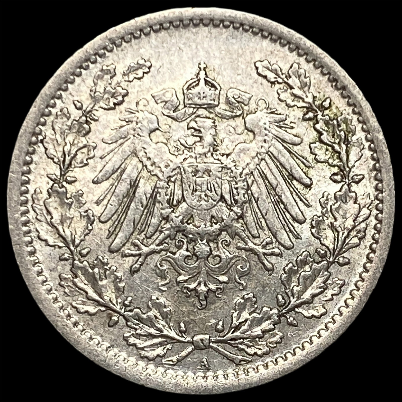 1912A Germany Silver 1/2 Mark KM 17: 1912A Germany Silver 1/2 Mark KM 17