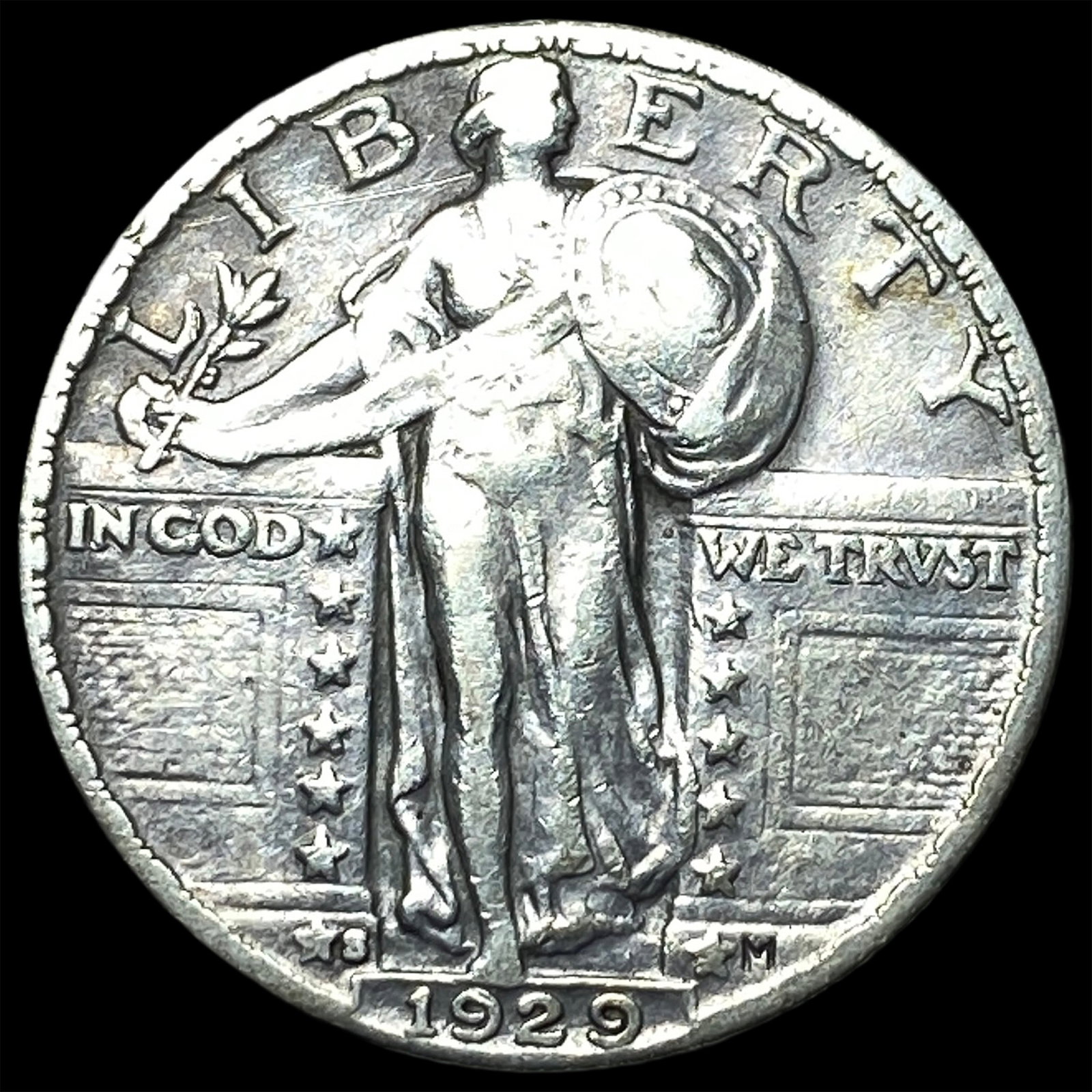 1929 Standing Liberty Quarter NEARLY UNCIRCULATED: 1929 Standing Liberty Quarter NEARLY UNCIRCULATED
