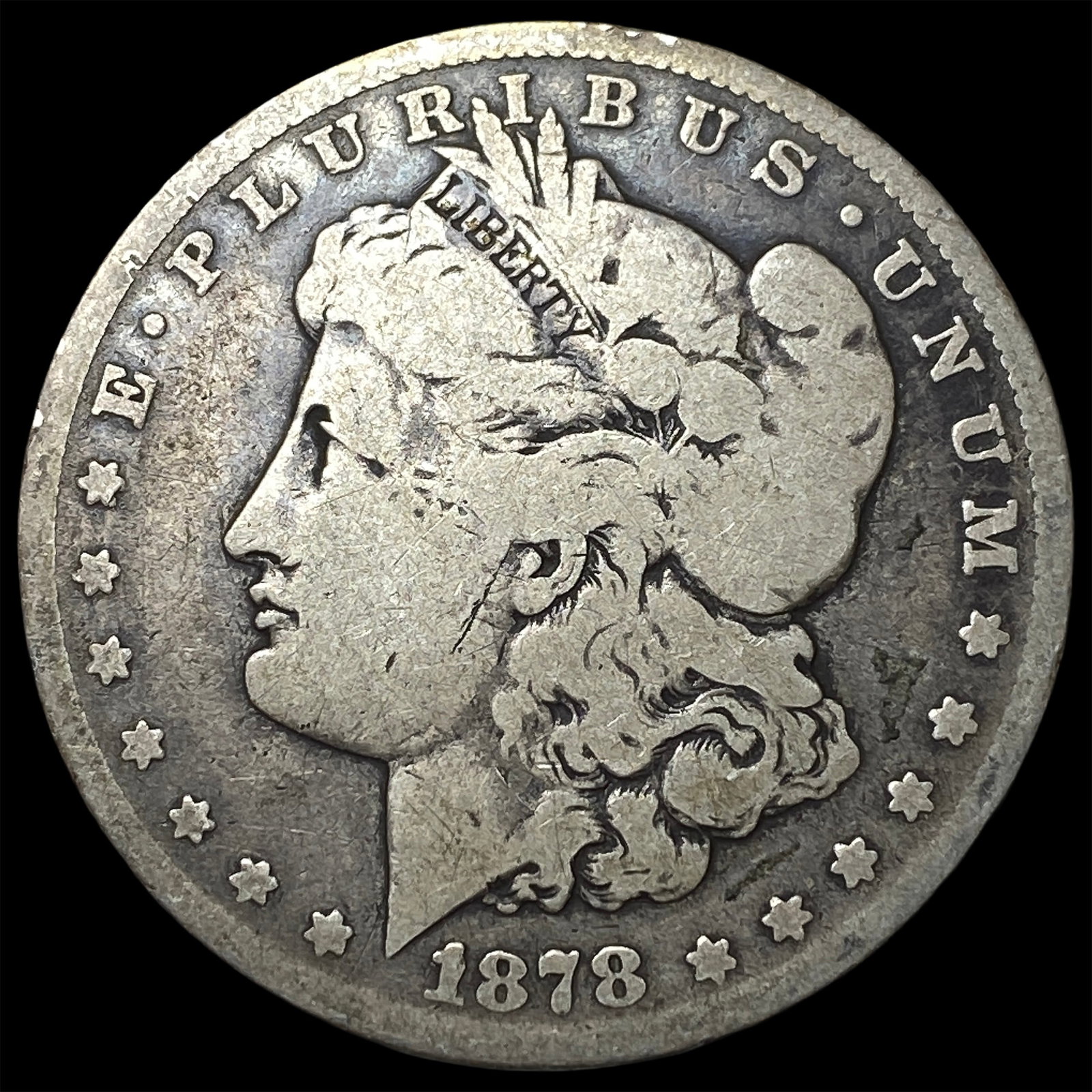 1878-S Silver Morgan Dollar NICELY CIRCULATED: 1878-S Silver Morgan Dollar NICELY CIRCULATED