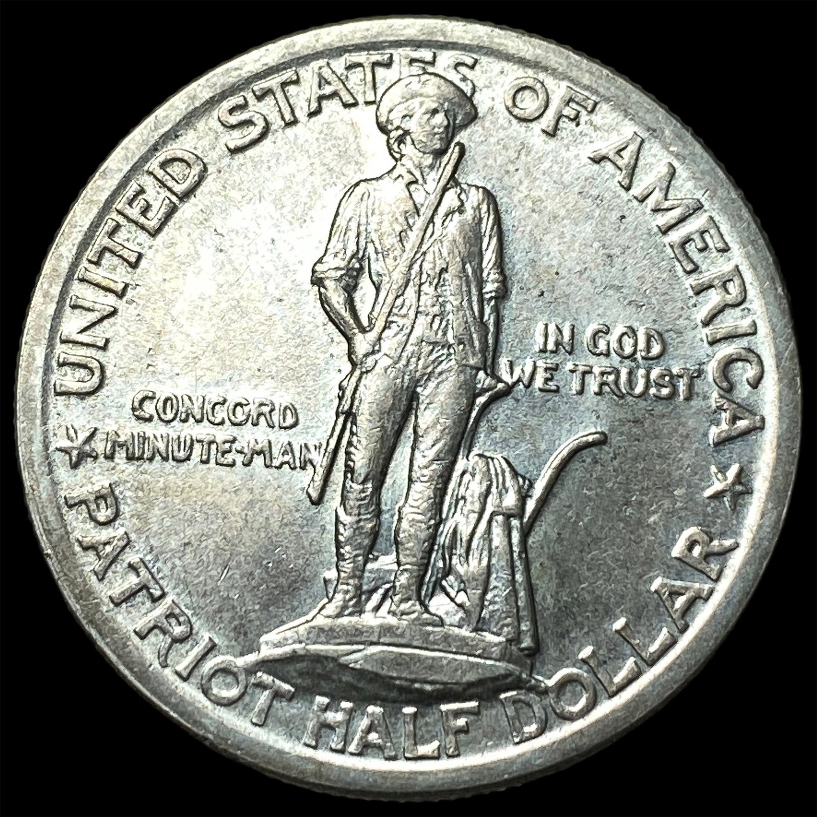 1925 Silver Lexington-Concord Half Dollar UNCIRCULATED (1 of 2)