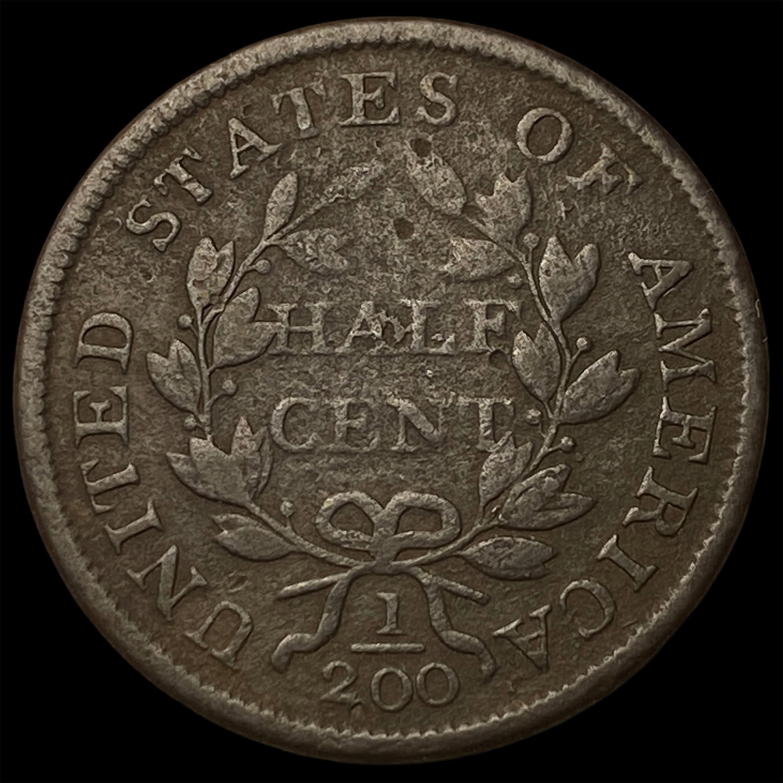 1803 Draped Bust Half Cent NICELY CIRCULATED - 2