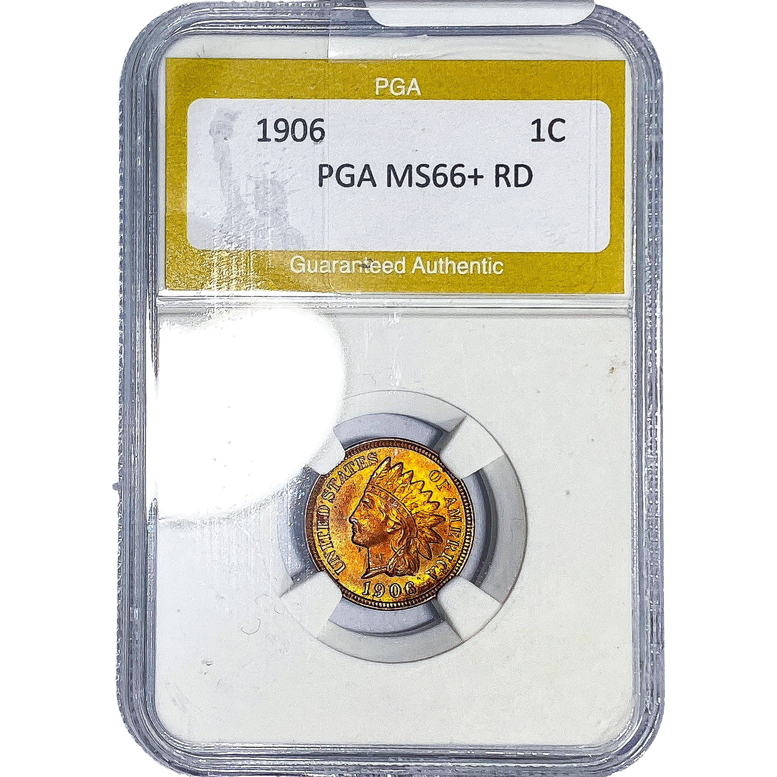 1906 Indian Head Cent PGA MS66+ RD (1 of 2)