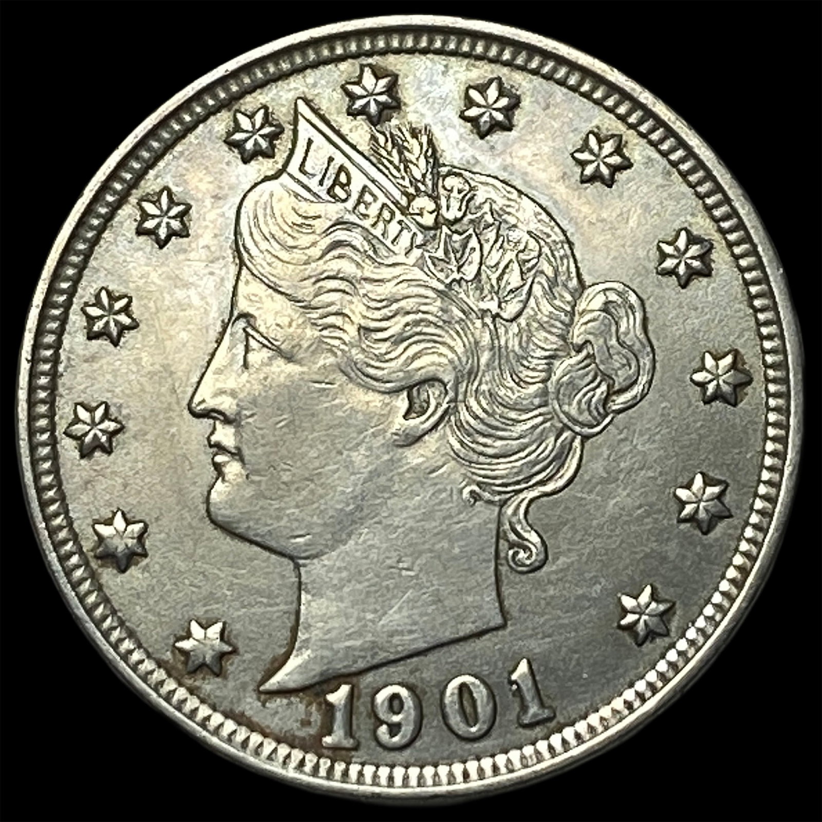 1901 Liberty Head Nickel CLOSELY UNCIRCULATED (1 of 2)