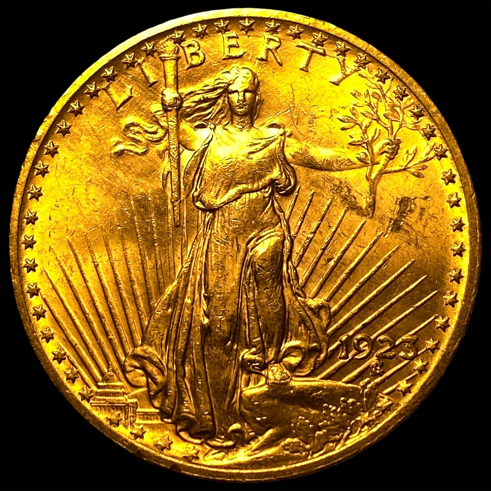 1923 $20 Saint-Gaudens Double Eagle CHOICE BU: 1923 $20 Saint-Gaudens Double Eagle CHOICE BU