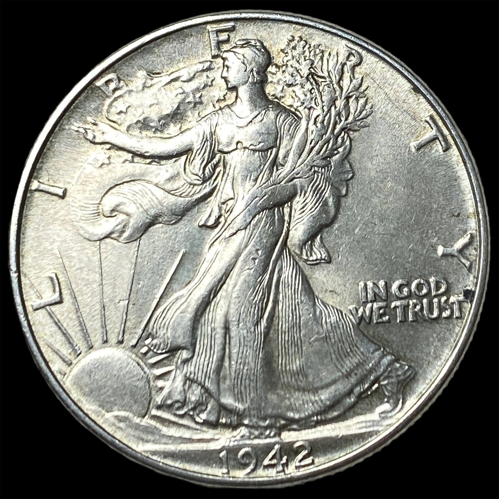 1942 Walking Liberty Half Dollar CHOICE AU (1 of 2)