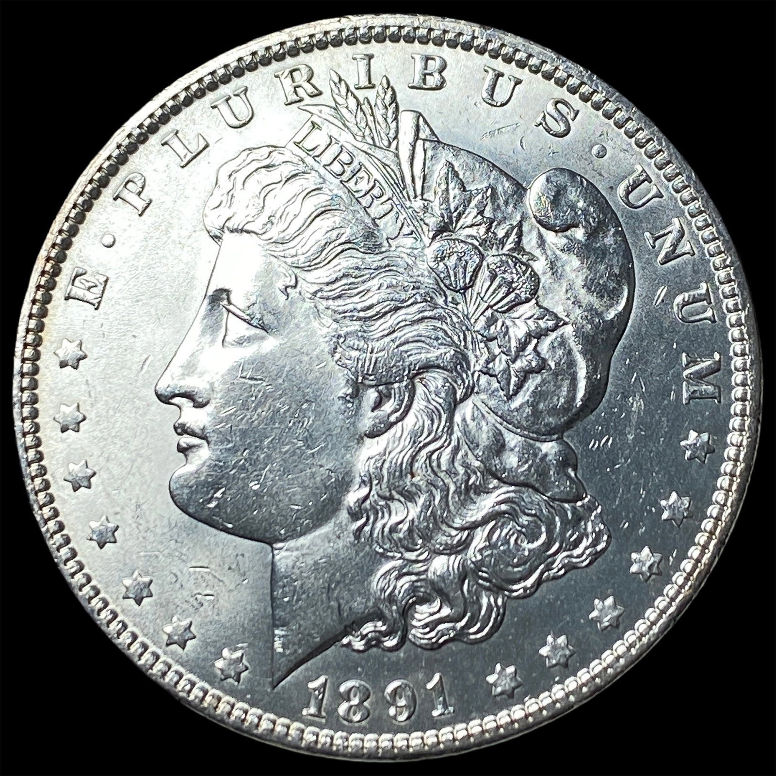 1891 Morgan Silver Dollar CHOICE BU: 1891 Morgan Silver Dollar CHOICE BU