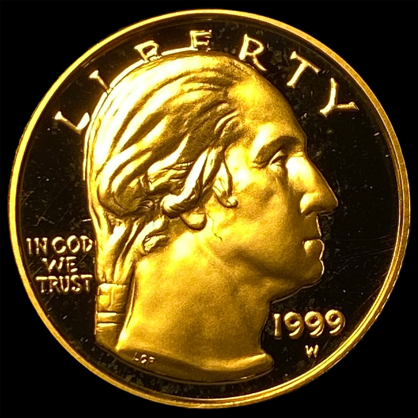 1999-W Gold $5 Washington Commemorative CHOICE PROOF: 1999-W Gold $5 Washington Commemorative CHOICE PROOF