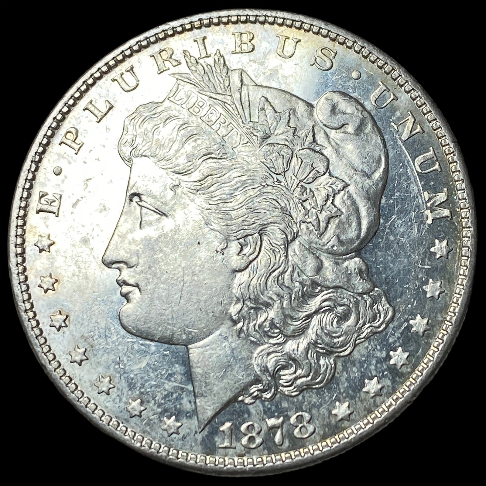 1878-S Silver Morgan Dollar CHOICE BU: 1878-S Silver Morgan Dollar CHOICE BU