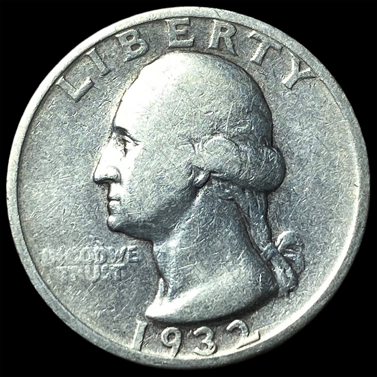 1932-D Washington Silver Quarter LIGHTLY CIRCULATED: 1932-D Washington Silver Quarter LIGHTLY CIRCULATED