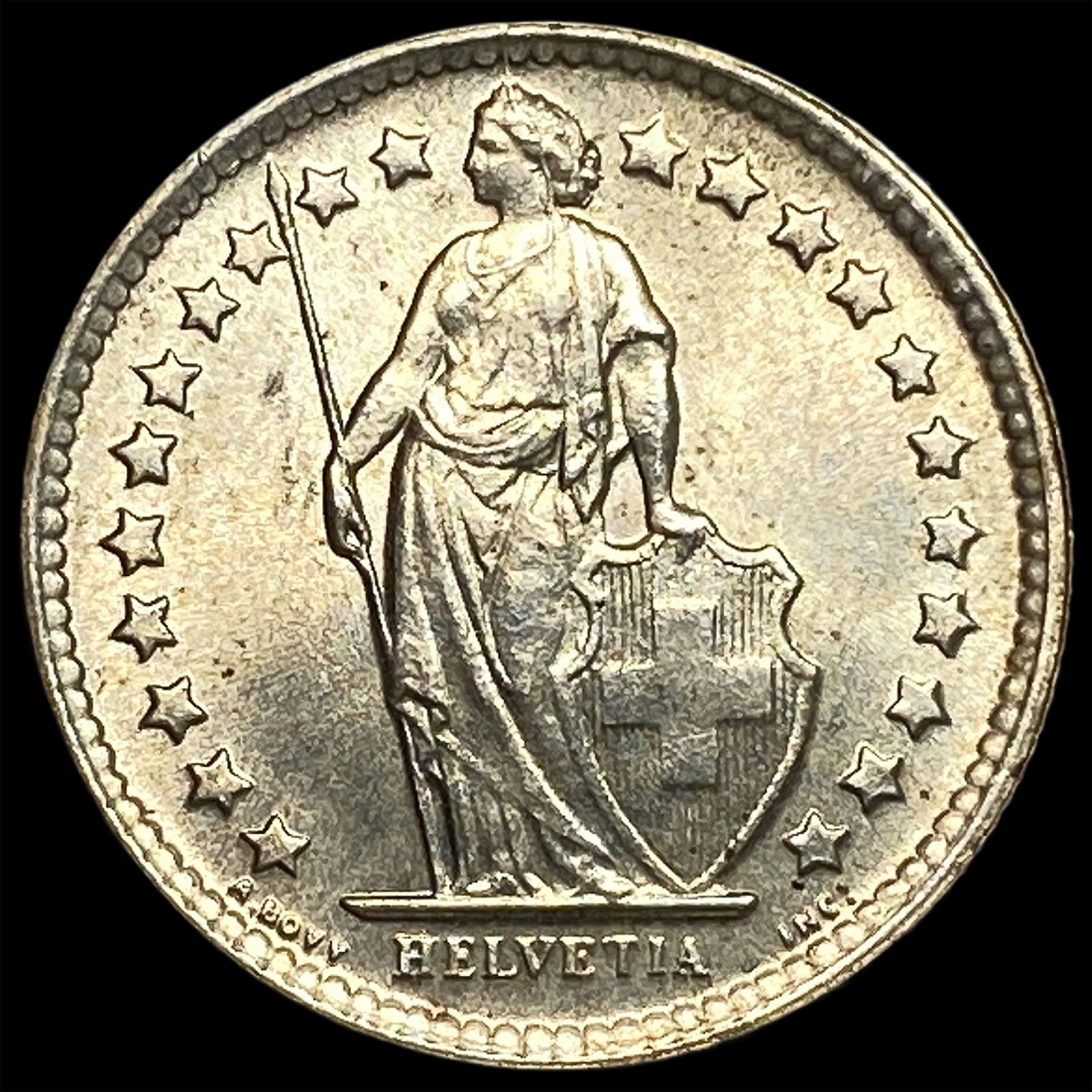 1959 Switzerland Silver 1/2 Franc (1 of 2)