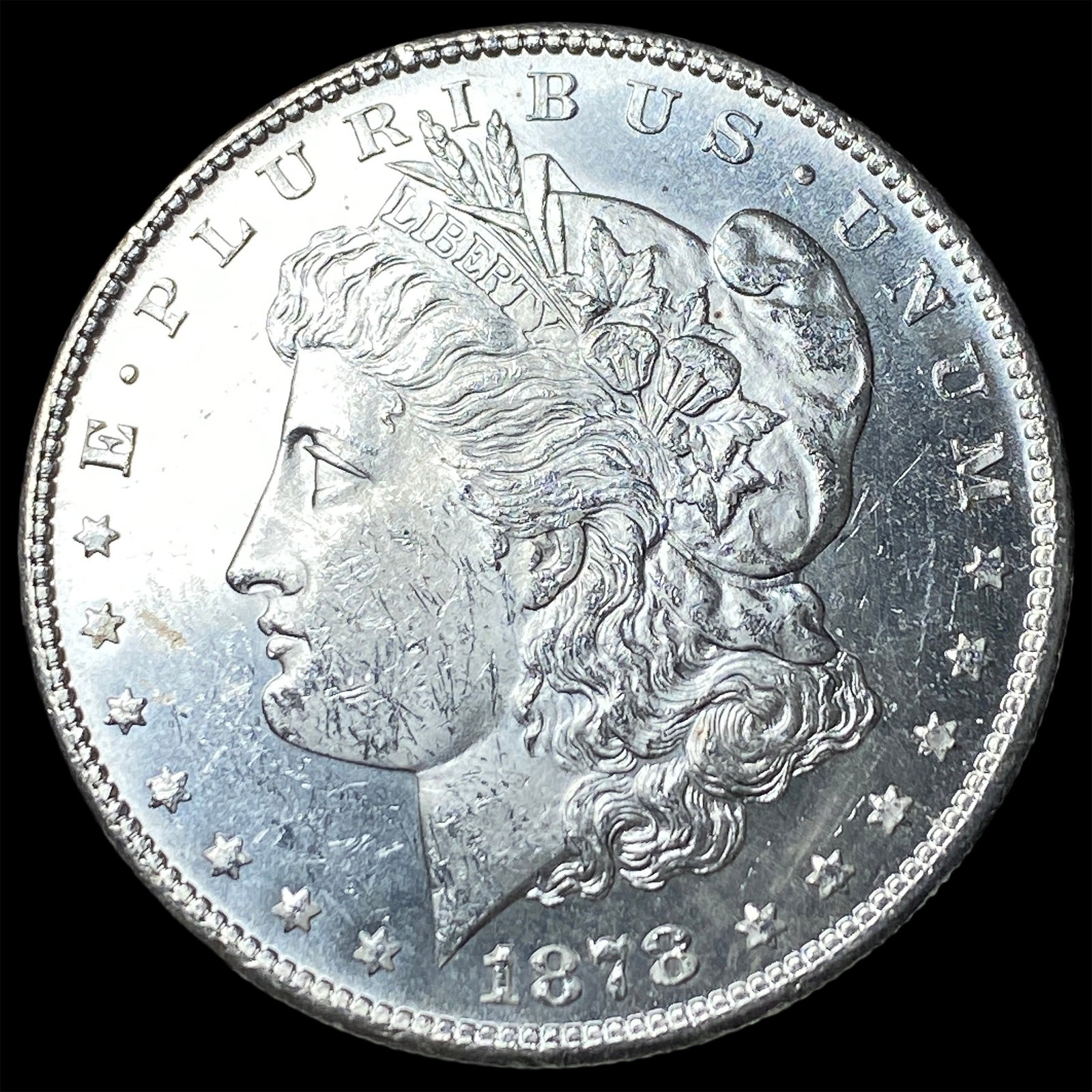 1878-S Silver Morgan Dollar CHOICE BU: 1878-S Silver Morgan Dollar CHOICE BU