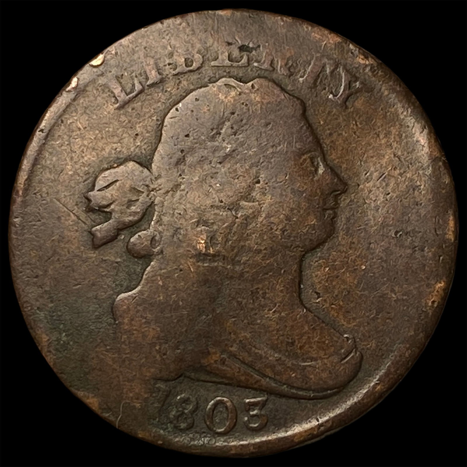 1803 Draped Bust Large Cent NICELY CIRCULATED (1 of 2)