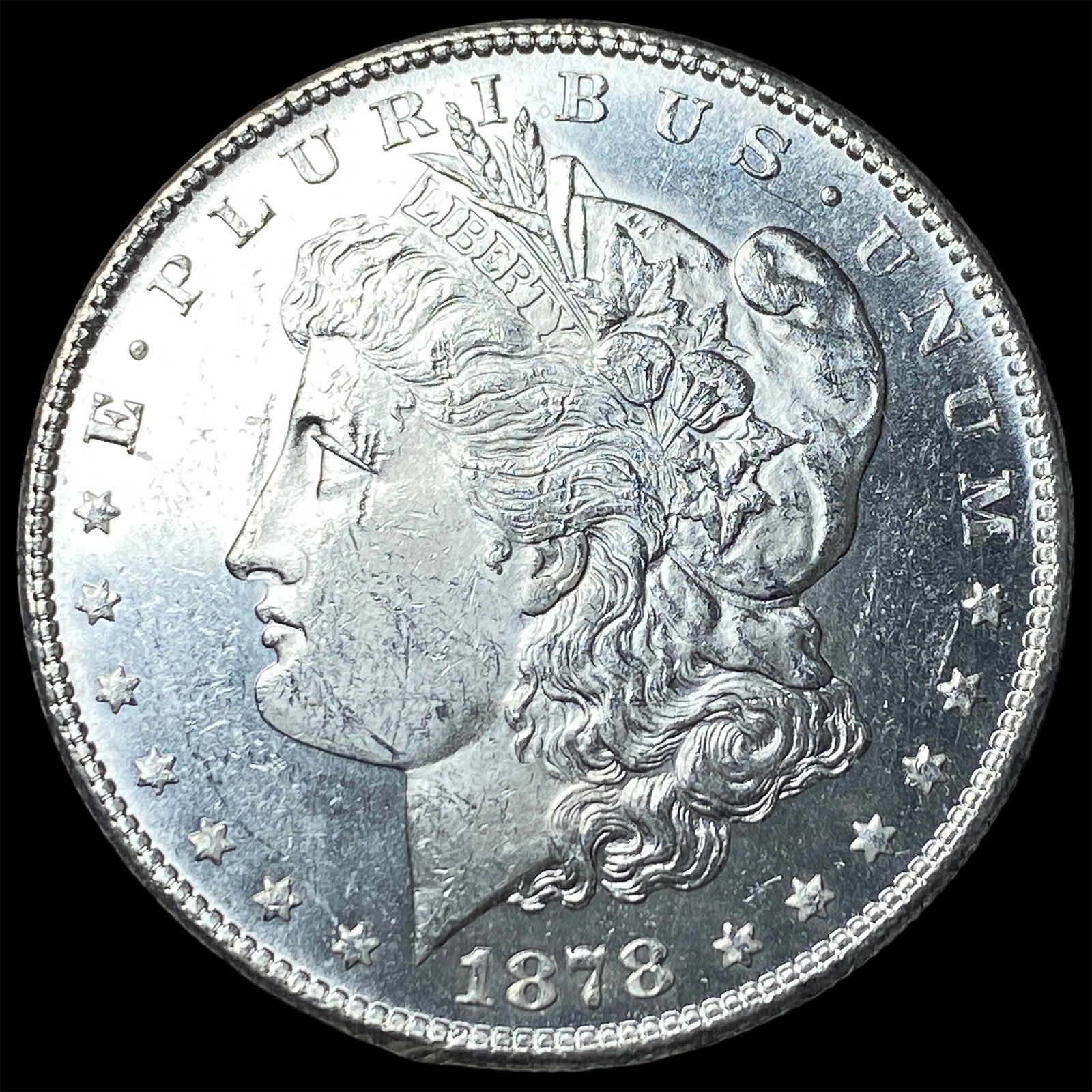 1878 Silver Morgan Dollar CHOICE BU: 1878 Silver Morgan Dollar CHOICE BU