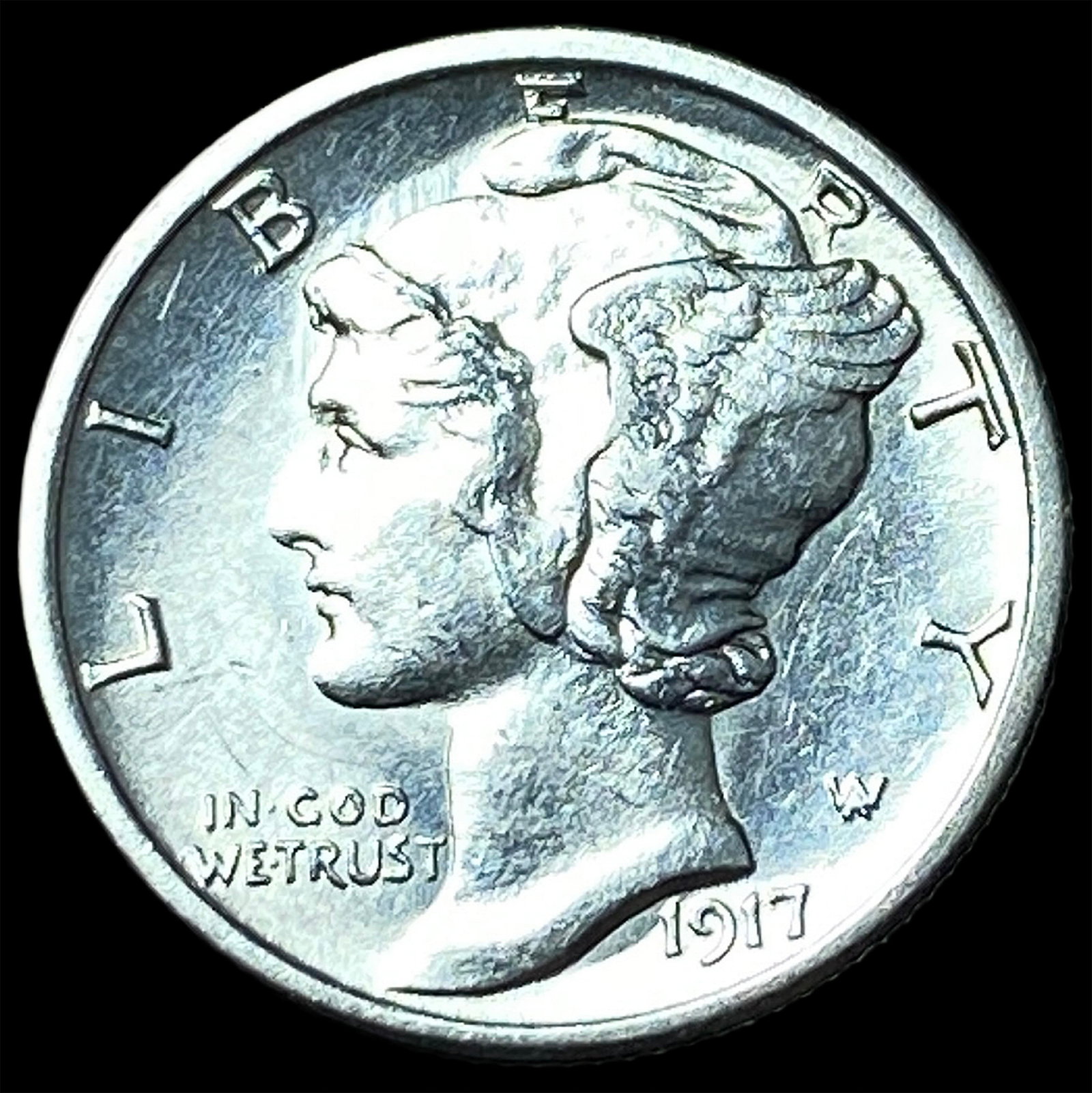 1917 Mercury Dime NICELY CIRCULATED (1 of 2)