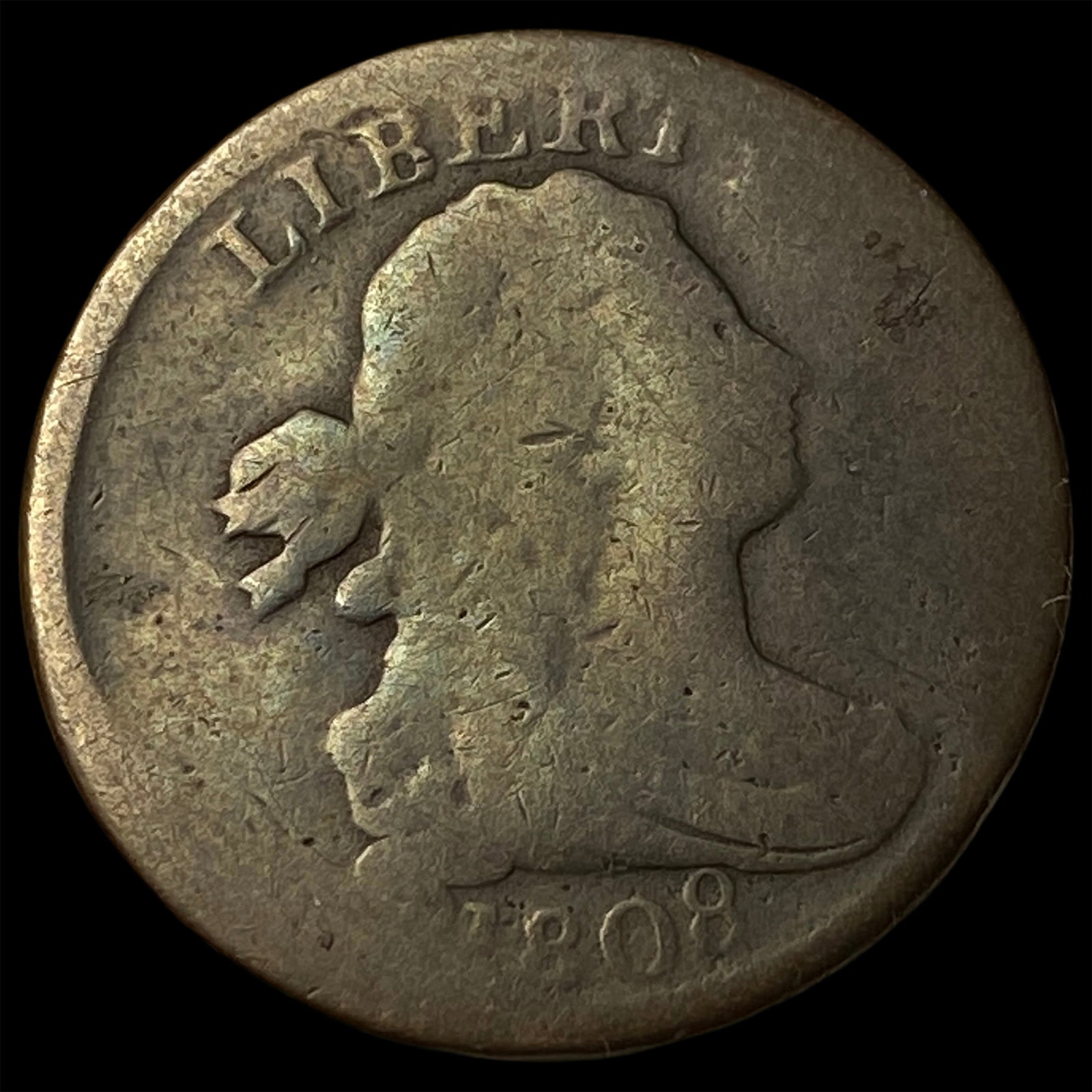 1798 Draped Bust Large Cent NICELY CIRCULATED (1 of 2)